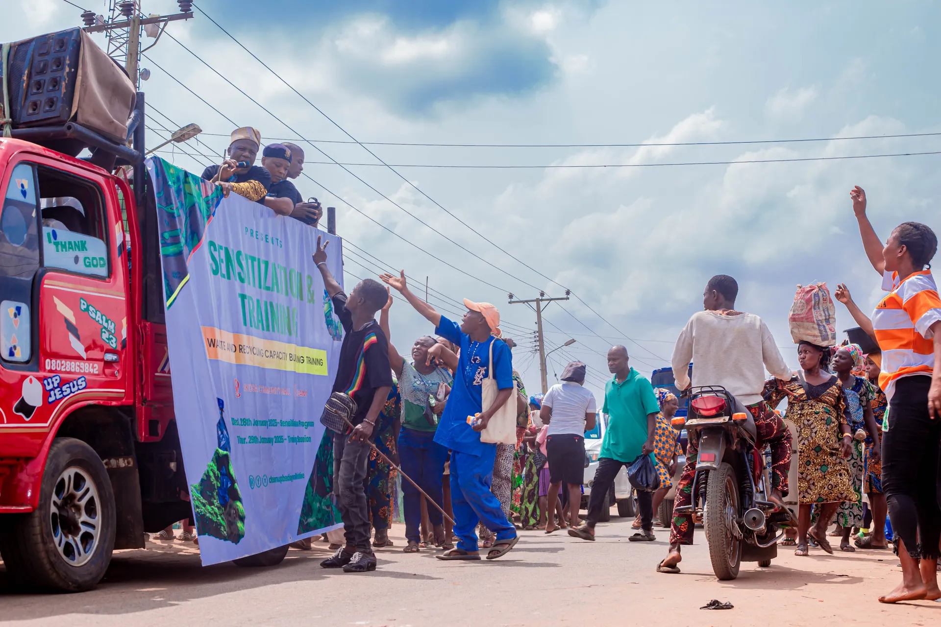 IKOGA RESIDENTS SENSITIZATION ON WASTE MANAGEMENT AND PROPER DISPOSAL