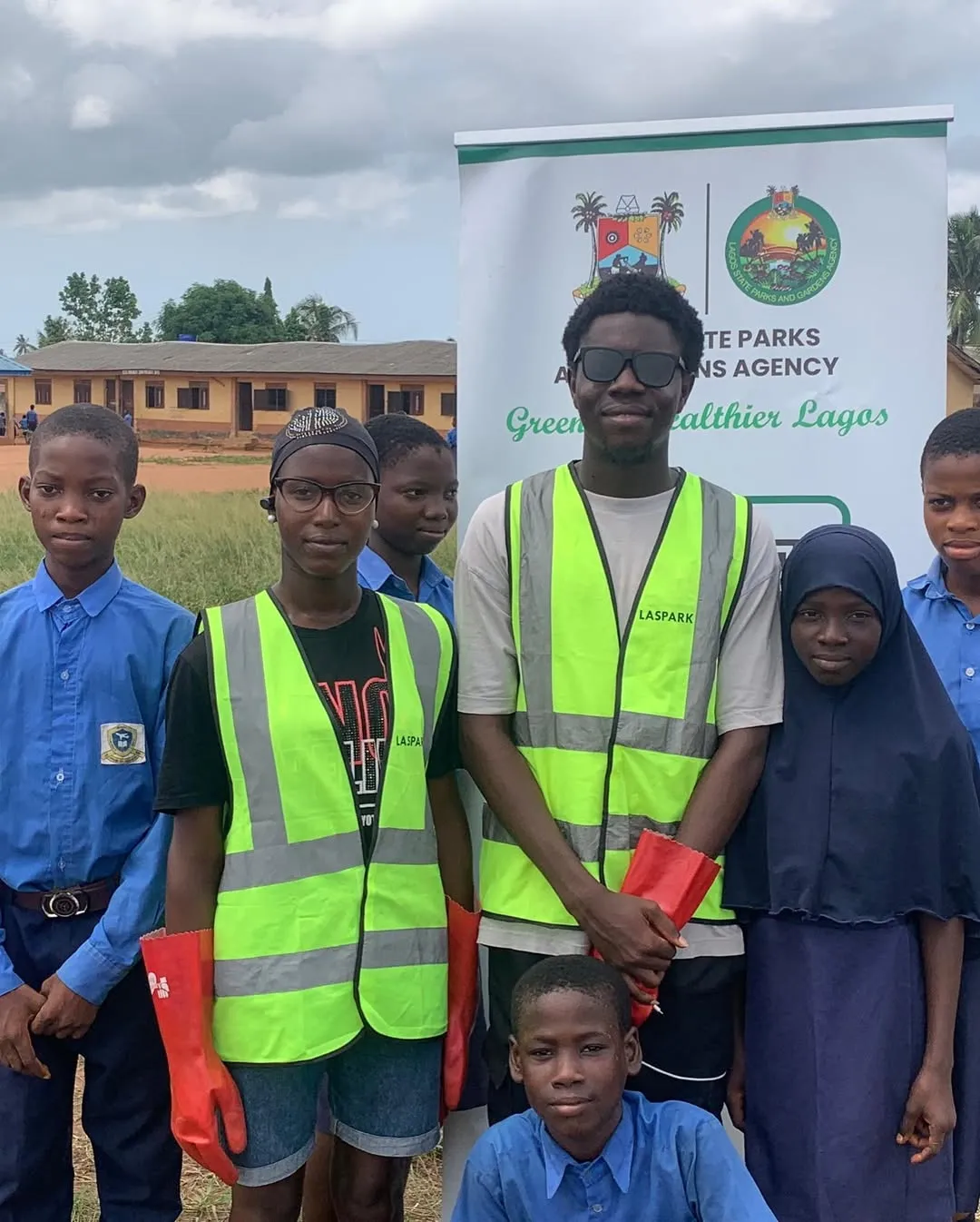 Tree Planting Exercise in partnership with LASEPA