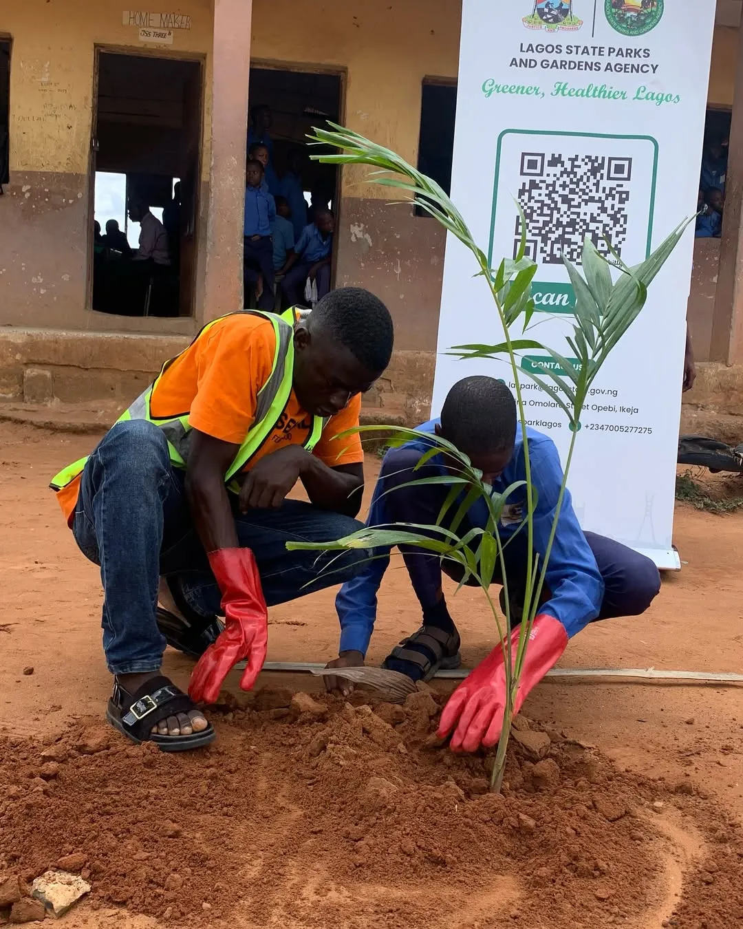 Tree Planting Exercise in partnership with LASEPA